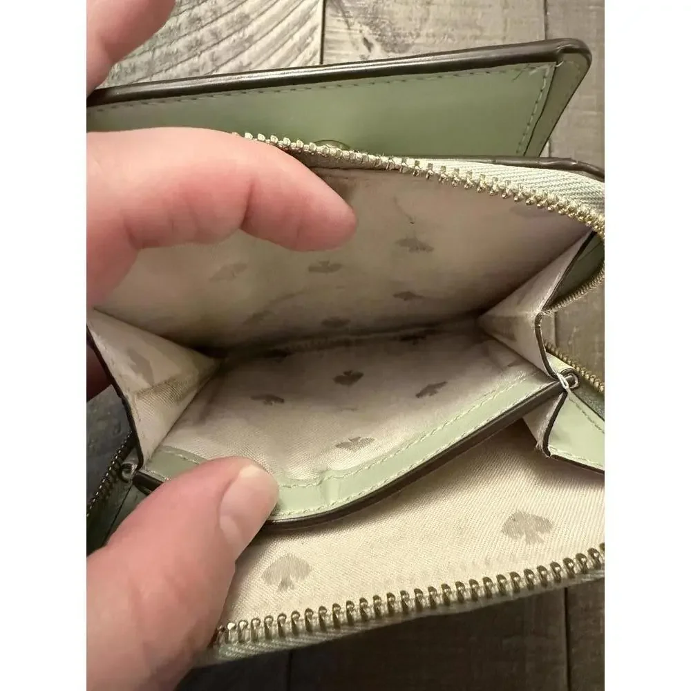 Kate Spade mint green wallet - Picture 9 of 13